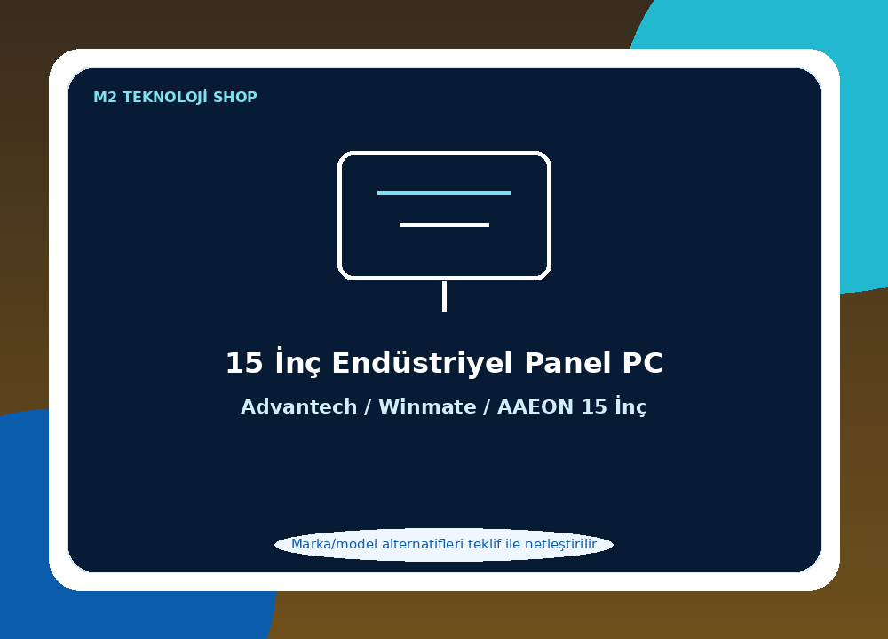 Endüstriyel panel PC