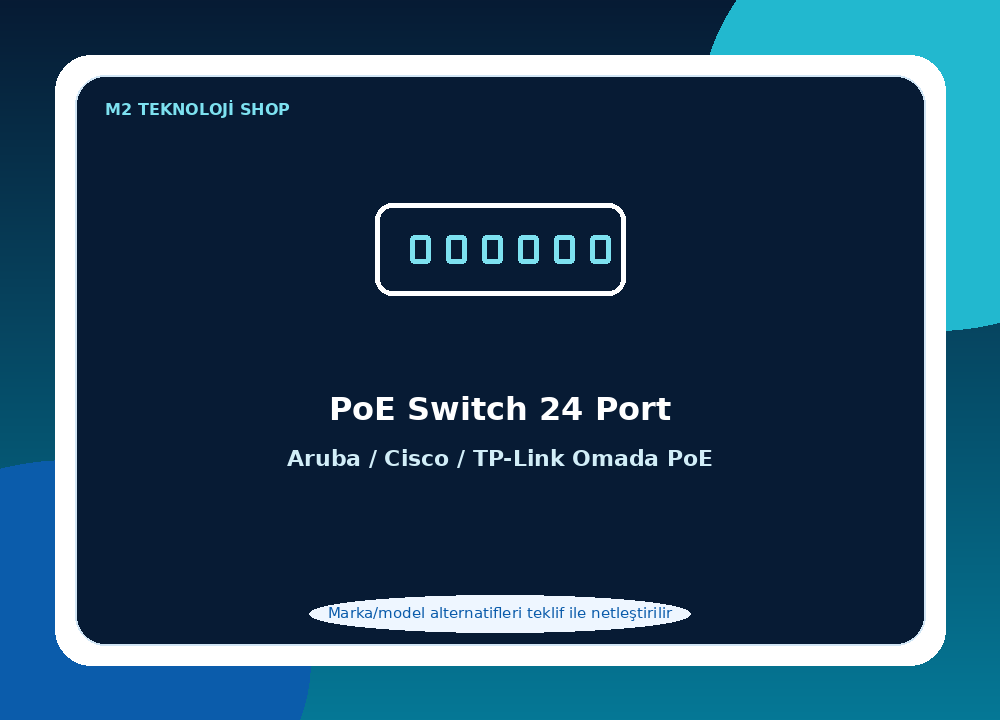 PoE switch çözümleri