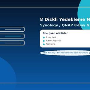 8 Diskli Yedekleme NAS