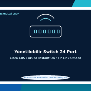 Yönetilebilir Switch 24 Port